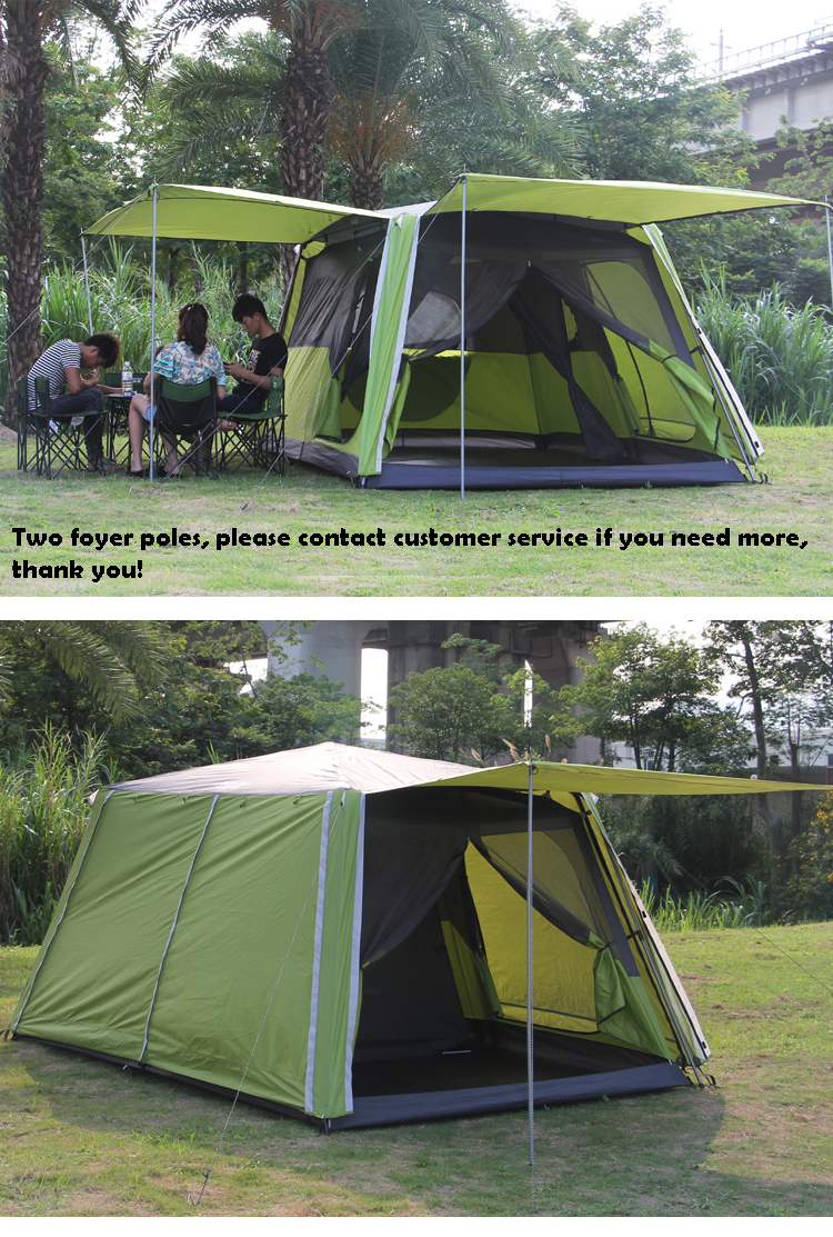 Cheap Goat Tents Outdoor Camping Automatic Tent 4 8 People Double layer Rainproof Beach One Bedroom One Living Room Ultra large Tent Tents 
